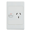 Cable Management & Installation - 4Cabling 4C | Ultima Single Power Point 250V 10A Vertical