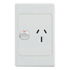 Cable Management & Installation - 4Cabling 4C | Ultima Single Power Point 250V 15A Vertical