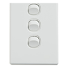 Cable Management & Installation - 4Cabling 4C | Elegant Wall Switch 3 Gang 250V 16A Vertical
