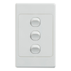 Cable Management & Installation - 4Cabling 4C | Ultima 3 Gang Switch 250V 16AX Vertical