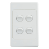 Cable Management & Installation - 4Cabling 4C | Ultima 4 Gang Switch 250V 16AX Vertical