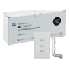 4Cabling - 4Cabling 4C | Ultima 3 Gang Switch 250V 16AX Vertical 10 Pack with 10 FREE C-Clips