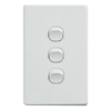 Cable Management & Installation - 4Cabling 4C | Classic 3 Gang Switch 250V 16AX Vertical