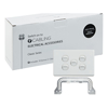 4Cabling - 4Cabling 4C | Classic 5 Gang Switch 250V 16AX Horizontal 10 Pack with 10 FREE C-Clips