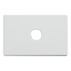 Cable Management & Installation - 4Cabling 4C | Classic 1 Gang Switch Cover White