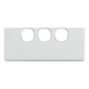 Cable Management & Installation - 4Cabling 4C | Classic 3 Gang Switch Cover White