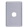 Cable Management & Installation - 4Cabling 4C | Classic 1 Gang Switch Cover  Silver