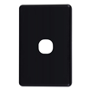 Cable Management & Installation - 4Cabling 4C | Classic 1 Gang Switch Cover  Black