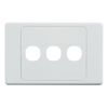 Cable Management & Installation - 4Cabling 4C | Ultima 3 Gang Switch Cover White