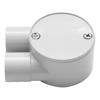 4Cabling - 4Cabling 4C | Junction Box 25mm 2 Way U type 10 Pack