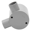 4Cabling - 4Cabling 4C | Deep Junction Box 20mm 2 Way Right Angle 10 Pack