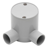 4Cabling - 4Cabling 4C | Deep Junction Box 25mm 2 Way Right Angle 10 Pack