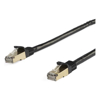 Cat6 Network Cables - StarTech 10m CAT6a Ethernet Cable Black RJ45 Snagless Connectors CAT6a STP Cord Copper Wire Network Cable (6ASPAT10MBK)