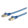 Cat6 Network Cables - StarTech 10m CAT6a Ethernet Cable Blue RJ45 Snagless Connectors CAT6a STP Cord Copper Wire Network Cable (6ASPAT10MBL)