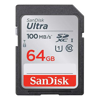 SD / SDHC Cards - SanDisk SDSDUNR-064G SDXC Class 10 Ultra 100MB/S