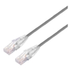 Cat6 Network Cables - BluPeak 2M Ultra Thin Cat6a UTP LAN Cable Grey (Lifetime Warranty)