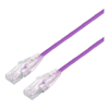 Cat6 Network Cables - BluPeak 2M Ultra Thin Cat6a UTP LAN Cable Purple (Lifetime Warranty)