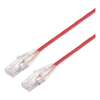 Cat6 Network Cables - BluPeak 2M Ultra Thin Cat6a UTP LAN Cable Red (Lifetime Warranty)