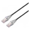 Cat6 Network Cables - BluPeak 2M Ultra Thin Cat6a UTP LAN Cable Black (Lifetime Warranty)