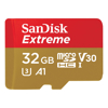 SanDisk Micro SD Cards - SanDisk 32GB Extreme microSD SDHC SQXAF V30 U3 C10 A1 UHS-1 100MB/s R 60MB/s W 4x6 SD Adaptor Android Smartphone Action