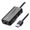 UGREEN USB Hubs - UGREEN USB 3.0 Hub with Gigabit Ethernet Adapter (20265)