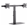 Brateck Brackets & Mounting - Brateck Dual Screen Pneumatic Vertical Lift Monitor Stand Fit Most 17-27 Monitors Up to 6kg per screen VESA