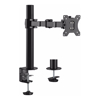 Brateck Brackets & Mounting - Brateck Single Monitor Affordable Steel Articulating Monitor Arm Fit Most 17"-32" Monitor Up to 9kg per screen VESA