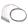 4Cabling - 4Cabling Fibre Pigtail ST OM4 Multimode 2m. 6 pack. Rainbow. Backward Compatible With OM3
