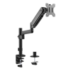 Brateck Brackets & Mounting - Brateck Single Monitor Pole-Mounted Gas Spring Monitor Arm Fit Most 17" 32" Montor Up to 9Kg Per screen VESA