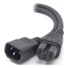 ALOGIC Power Cables - ALOGIC 1.5m IEC C14 to IEC C15 High Temperature Male to Female  MOQ:8