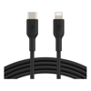 Belkin Apple Compatible Cables - Belkin 1M USB-C TO LIGHTNING CHARGE/SYNC CABLE MFi BLACK 2 YR