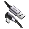 Apple Compatible Cables - UGREEN Angled USB Type-C to USB 2.0A Cable 2.0m 50942