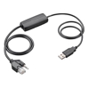 Plantronics - Plantronics APU-76 EHS Cable to USB for SAVI Office & CS500 Series