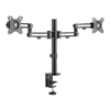 Brateck Brackets & Mounting - Brateck Dual Monitor Premium Aluminum Articulating Monitor Arm