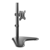 Brateck Brackets & Mounting - Brateck  Single Screen Economical double Joint Articulating Stell Monitor Stand  For Most 13 -32  Monitors