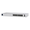 Gigabit Network Switches - Ubiquiti UniFi 24 port Managed Gigabit Switch 24x Gigabit Ethernet Ports with 2xSFP Touch Display Fanless GEN2