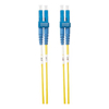 4Cabling - 4Cabling 1.5m LC-LC OS1 / OS2 Singlemode Fibre Optic Cable: Yellow