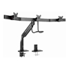 Brateck Brackets & Mounting - Brateck Triple Monitors Select Gas Spring Aluminum Monitor Armt Fit Most Screen Size 17"-32" up to 6.5kg VESA