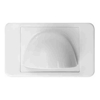 4Cabling - 4Cabling Bullnose Wall Plate: White