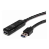 USB 2.0 Cables - StarTech STARTECH.COM 10M USB3.0 A TO A Extension CABLE M TO F BLACK LED LTW