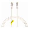 4Cabling - 4Cabling 2.5m Cat 6A RJ45 S/FTP Thin LSZH 30 AWG Pack of 10 Network Cable. White