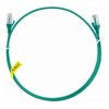 4Cabling - 4Cabling 3m Cat 6 Ultra Thin LSZH Pack of 10 Ethernet Network Cable. Green