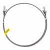 4Cabling - 4Cabling 0.5m Cat 6 Ultra Thin LSZH Pack of 10 Ethernet Network Cable. Grey