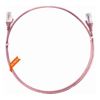 4Cabling - 4Cabling 0.5m Cat 6 Ultra Thin LSZH Pack of 50 Ethernet Network Cable. Pink