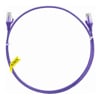 4Cabling - 4Cabling 2m Cat 6 Ultra Thin LSZH Pack of 10 Ethernet Network Cable. Purple