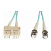 4Cabling - 4Cabling 20m SC-ST OM4 Multimode Fibre Optic Cable: Aqua