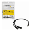 StarTech Audio Cables - StarTech STARTECH.COM 3.5MM Stereo SPLITTER CABLE 3-POSITION TO 2X 3-POSITION M TO F LTW