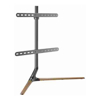 Brateck Brackets & Mounting - Brateck Modern Linear Tabletop TV Stand For 49"-70" TVs  -- Matte Black  Walnut