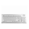 Wired Desktop Keyboards - Seal Shield Seal Clean Glow™ Waterproof Wired Keyboard W/Key Lock White