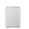 LaCie - LaCie Mobile Drive 4 TB USB 3.1 USB TYPE C Moon Silver w/Rescue